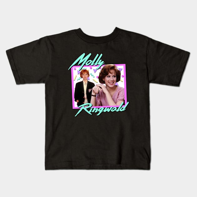 80s Molly Ringwald Sixteen Candles Kids T-Shirt by chancgrantc@gmail.com